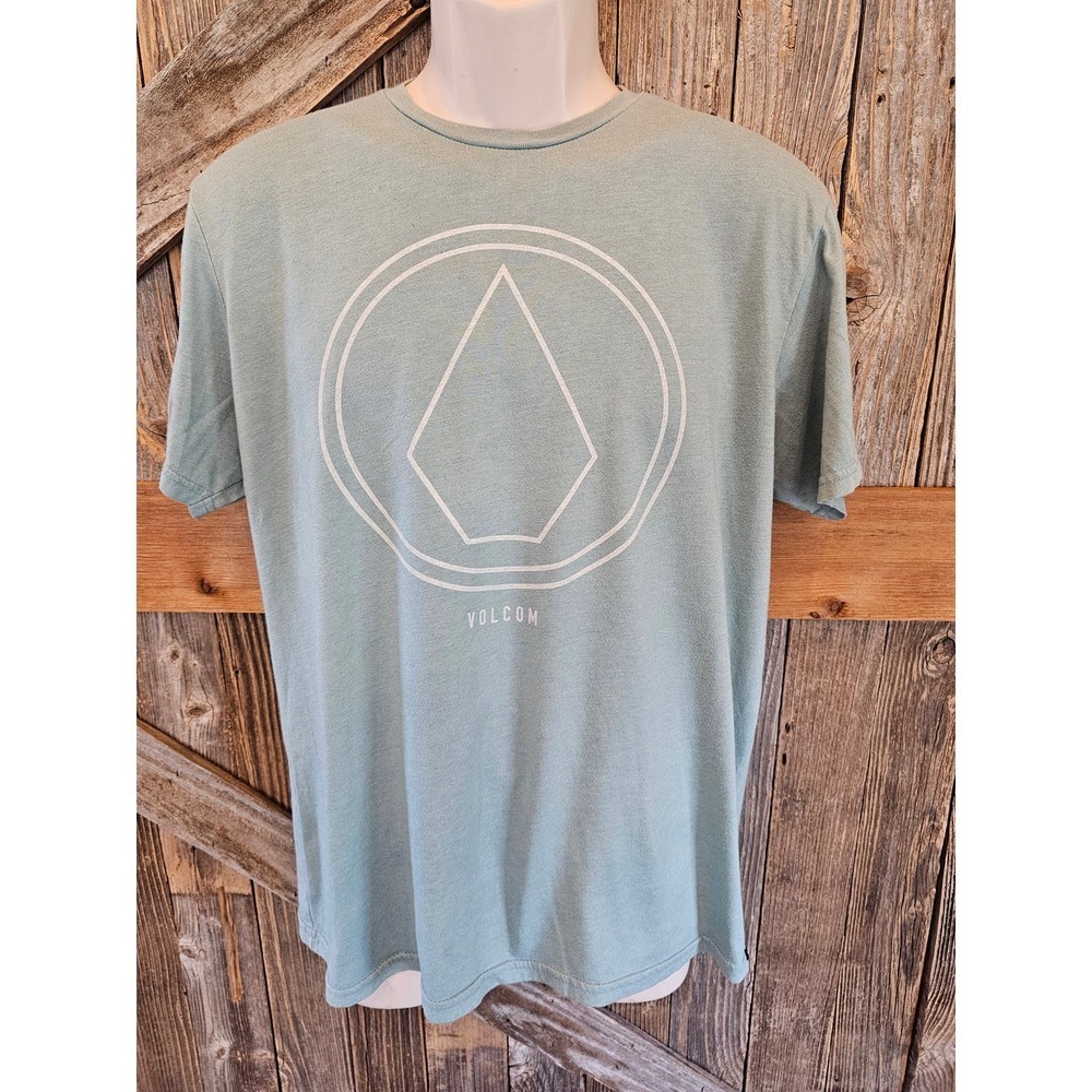 Volcom stone blue size large men's graphic t short sleeve Casual y2k ^